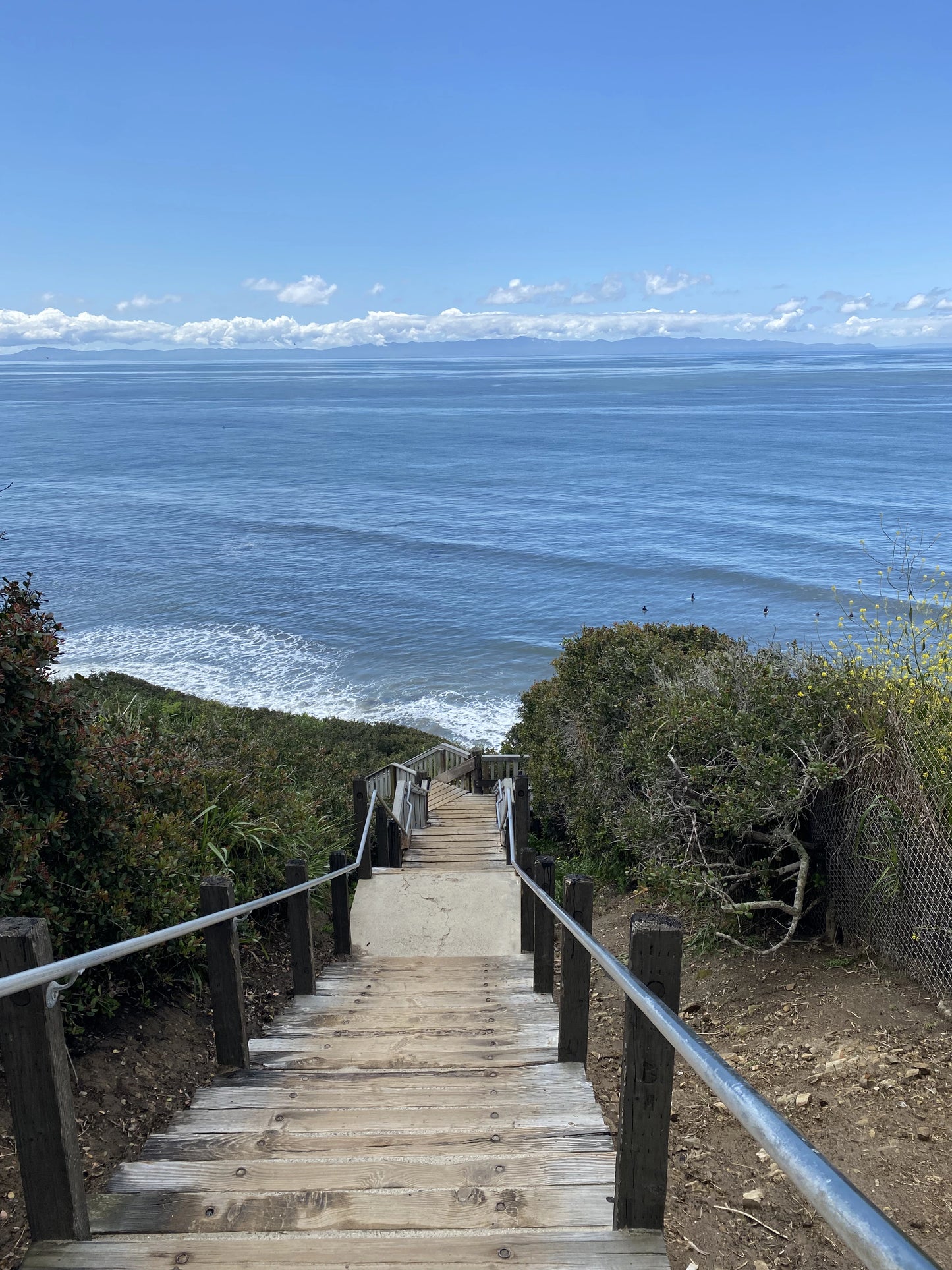 Californian beach perfect for a natural candle